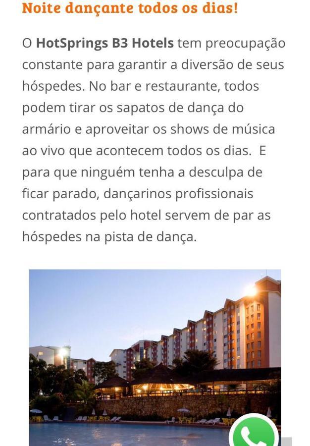 Hot Springs Hotel Caldas Novas-Flat Vip Exterior photo